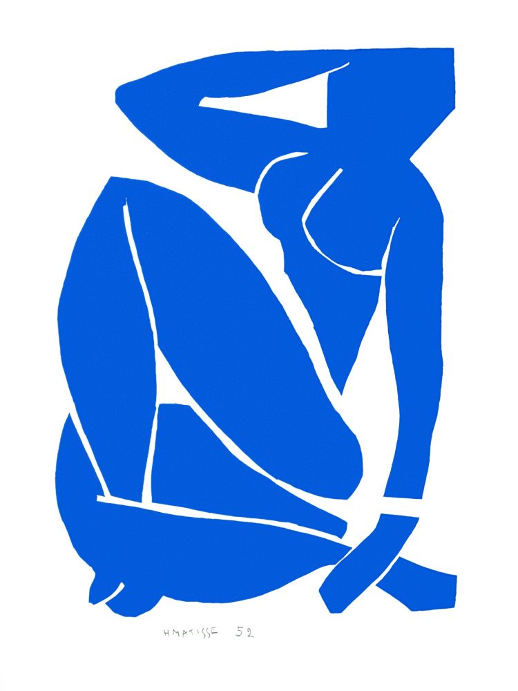 Lithographie Matisse - Nu Bleu III (Blue Nude III)