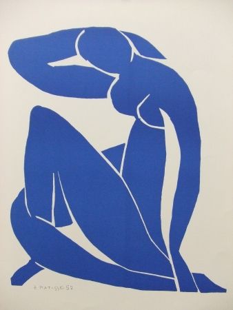 Lithographie Matisse - Nu bleu(II)