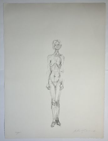 Lithographie Giacometti - Nu Debout II, 1961