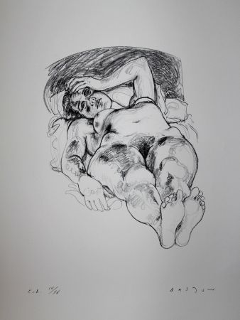 Lithographie Bastow - Nu  Féminin / Female Nude - 1