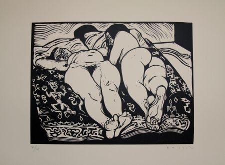 Lithographie Bastow - Nu  Féminin / Female Nude - 4