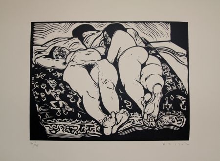Lithographie Bastow - Nu  Féminin / Female Nude - 4