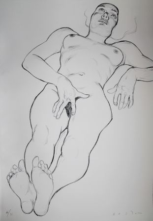 Lithographie Bastow - Nu  Féminin / Female Nude - 6