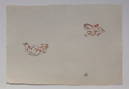 Eau-Forte Fautrier - Nu pour Madame Edwarda