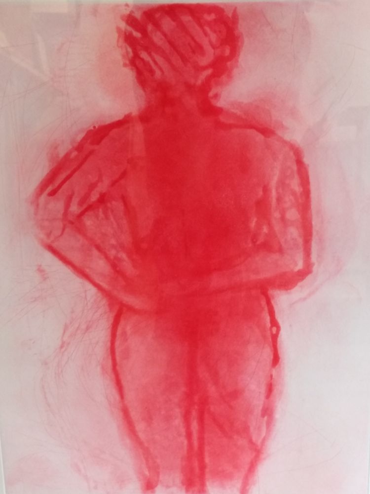 Lithographie Garache - Nude