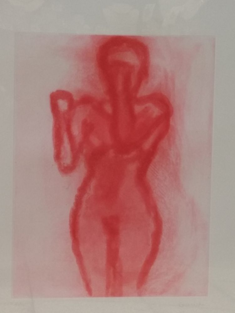 Lithographie Garache - Nude