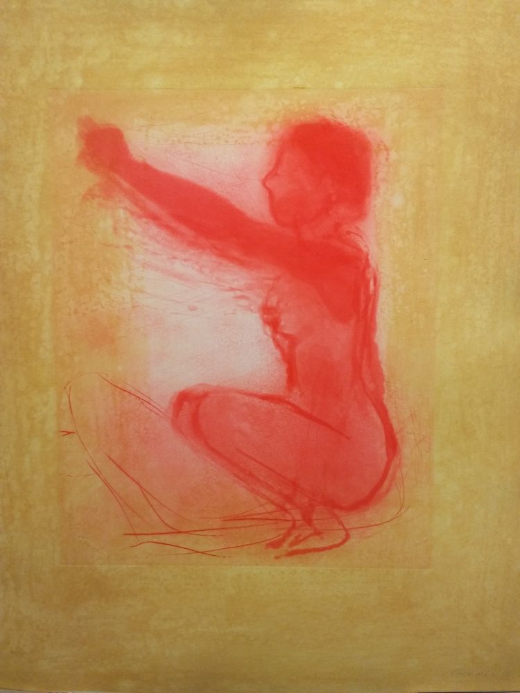 Lithographie Garache - Nude