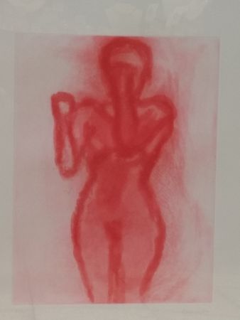 Lithographie Garache - Nude