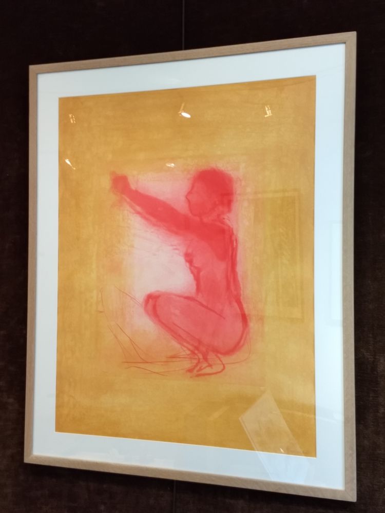 Lithographie Garache - Nude figure
