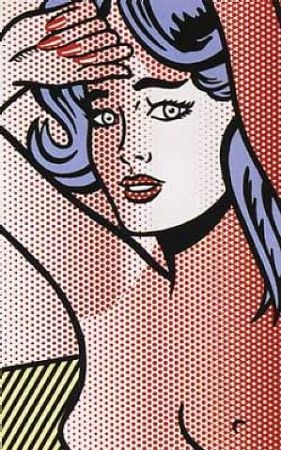 Lithographie Lichtenstein - Nude with Blue Hair