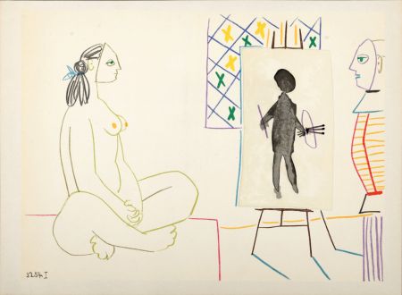 Lithographie Picasso - Nude Woman, 1954