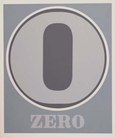 Sérigraphie Indiana - Number 0, 1968