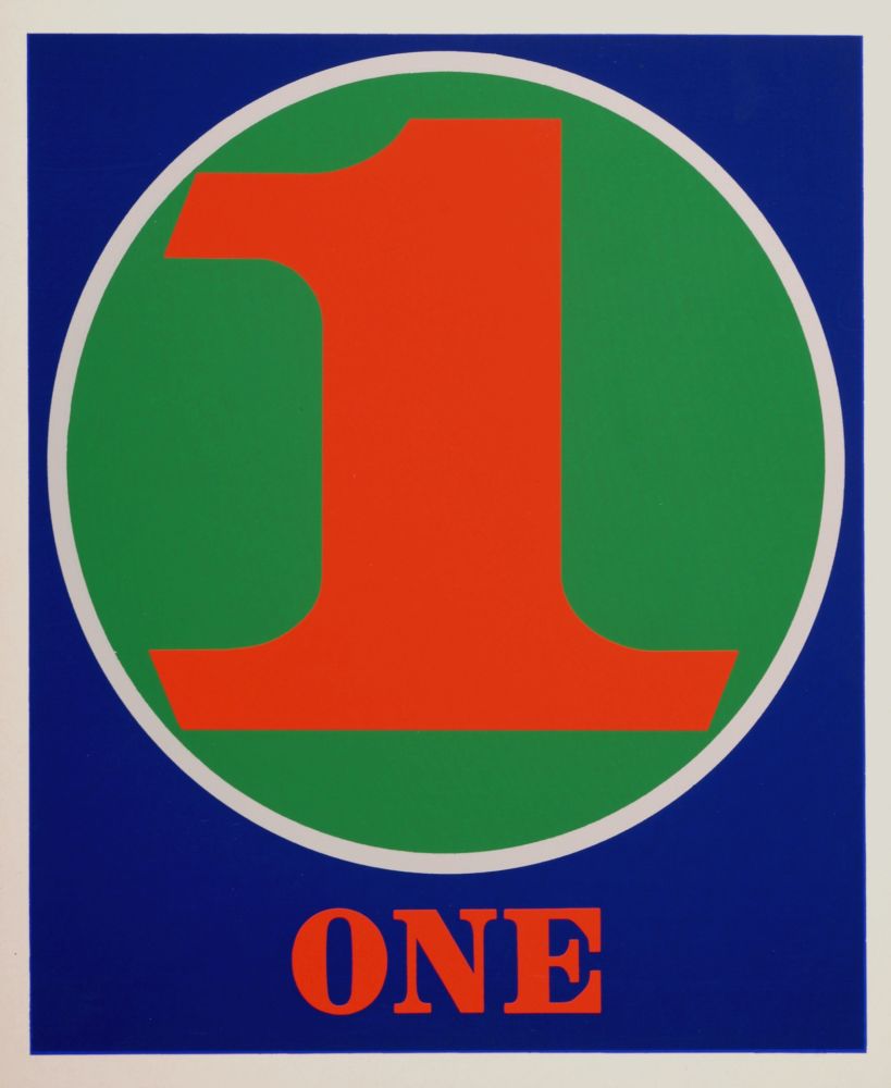 Sérigraphie Indiana - Number 1, 1968