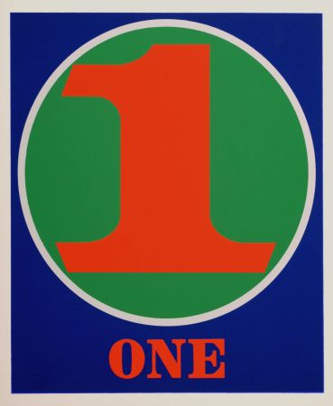 Sérigraphie Indiana - Number 1, 1968