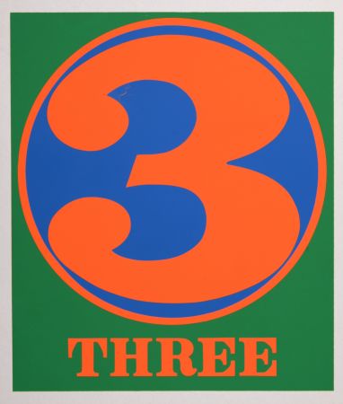 Sérigraphie Indiana - Number 3, 1968