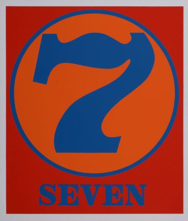 Sérigraphie Indiana - Number 7, 1968