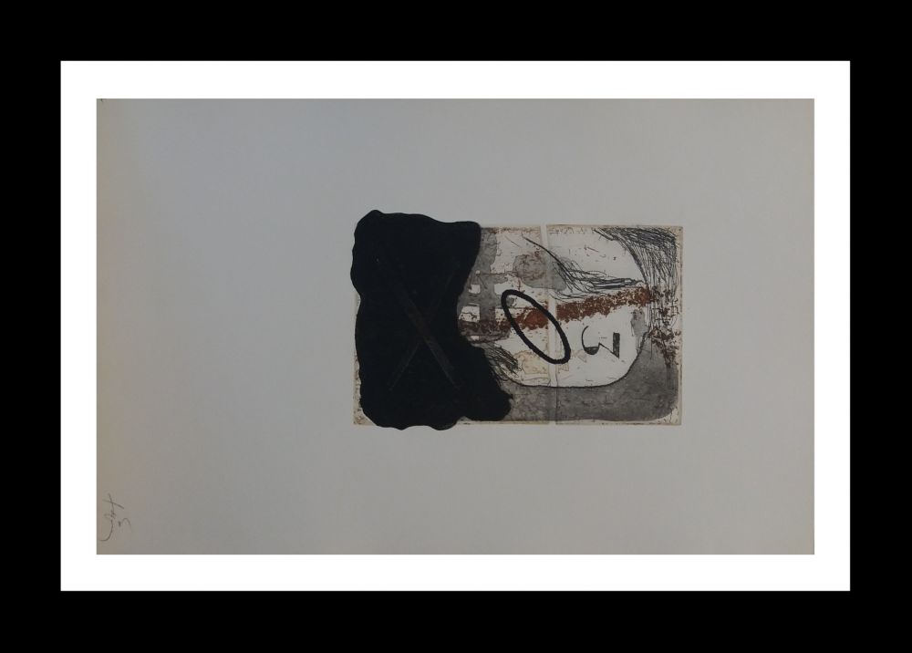 Eau-Forte Et Aquatinte Tàpies - Numero 3