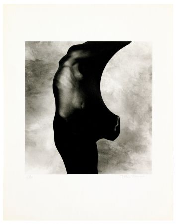 Lithographie Bouvier - Nus noirs 1