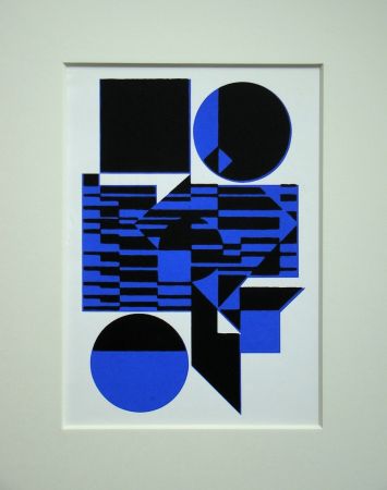 Sérigraphie Vasarely - OB - 1956