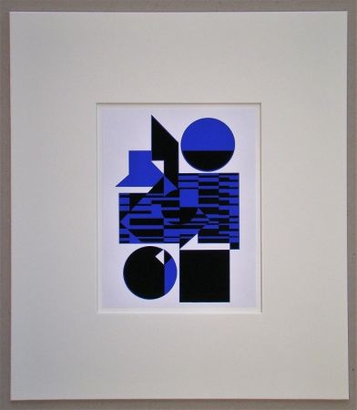 Sérigraphie Vasarely - OB - 1956