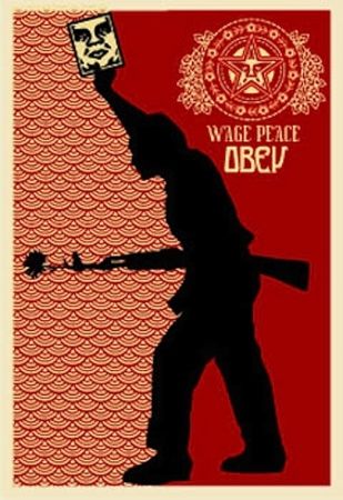 Sérigraphie Fairey - Obey '04, from Retro Series