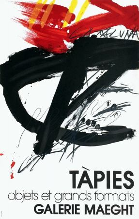 Lithographie Tàpies - 