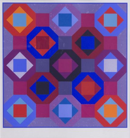 Lithographie Vasarely - OC-TA