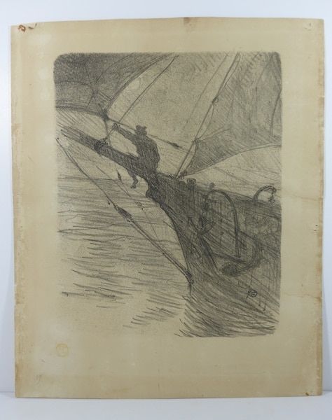 Aucune Technique Toulouse-Lautrec -  Oceano Nox. 1895. 1er état. Numérotée.