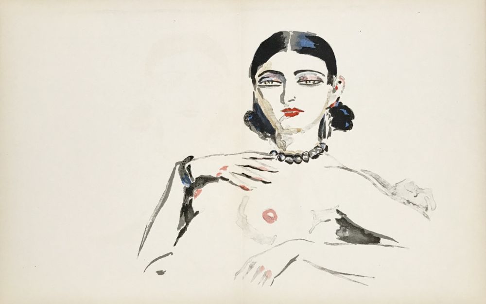 Lithographie Van Dongen - Odalisque