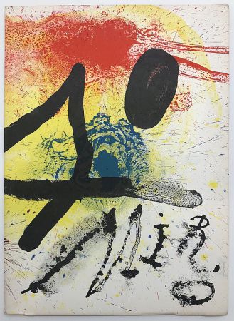 Livre Illustré Miró - Oeuvre graphique original - céramiques (1961)