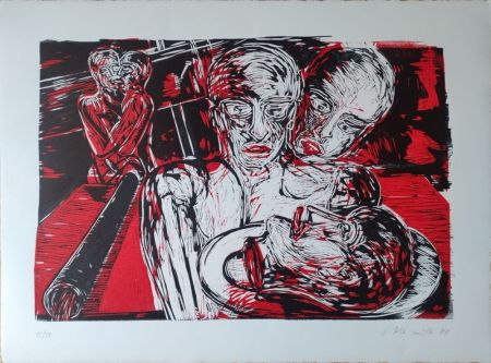 Gravure Sur Bois Muller - Ohne Titel