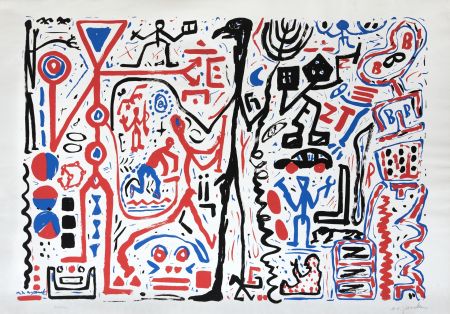 Sérigraphie Penck - Ohne Titel