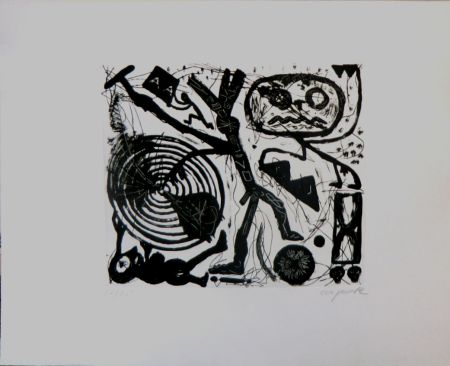 Gravure Penck - Ohne titel