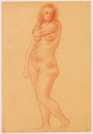 Aucune Technique Derain - Ohne Titel (Nu debout/Femme nue).