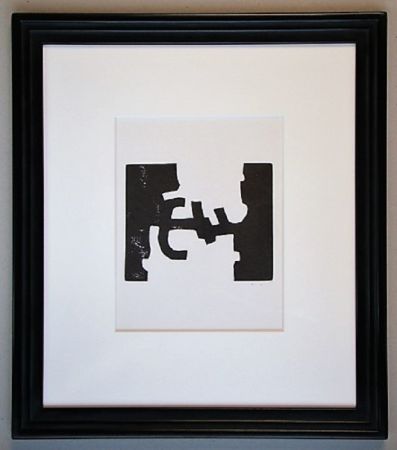 Gravure Sur Bois Chillida - Oin-Hatz