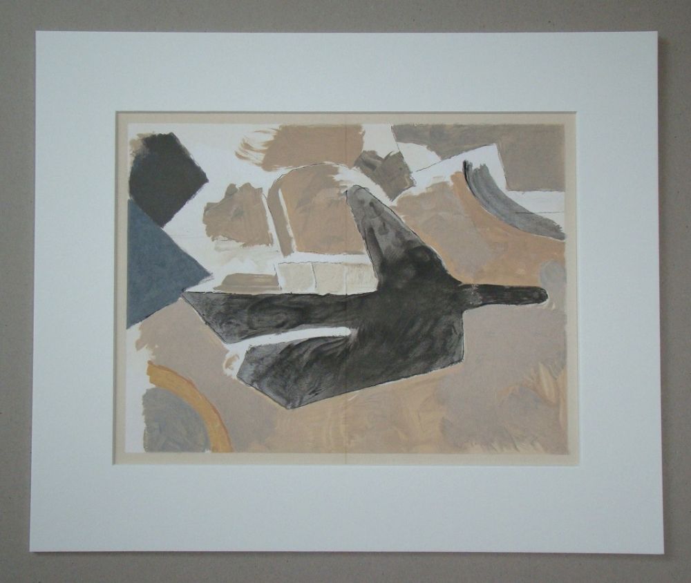 Lithographie Braque (After) - Oiseau
