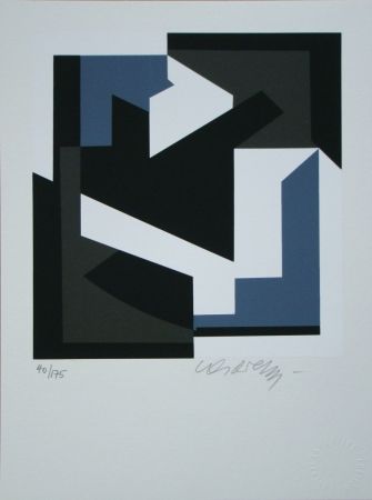 Sérigraphie Vasarely - OLBIO II