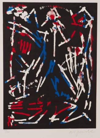 Lithographie Penck - Olympia Seoul