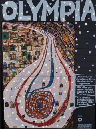 Multiple Hundertwasser - Olympia Yuogoslavia Winter Games