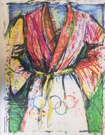 Lithographie Dine - Olympic Robe