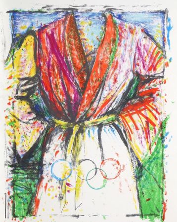 Lithographie Dine - Olympic Robe