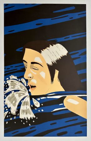 Sérigraphie Katz - Olympic Swimmer