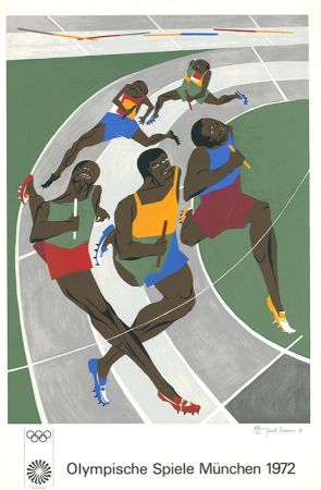 Sérigraphie Lawrence - Olympische Spiele München 1972 (The Runners)