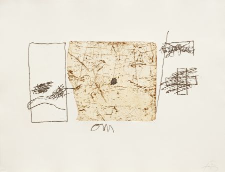 Gravure Tàpies - Om 
