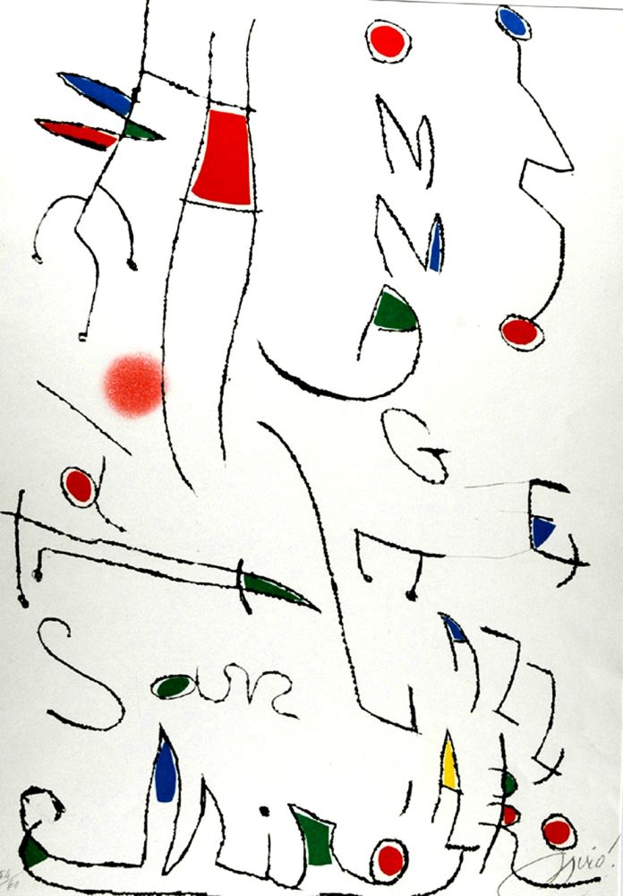 Eau-Forte Et Aquatinte Miró - Omage a San Lazzaro