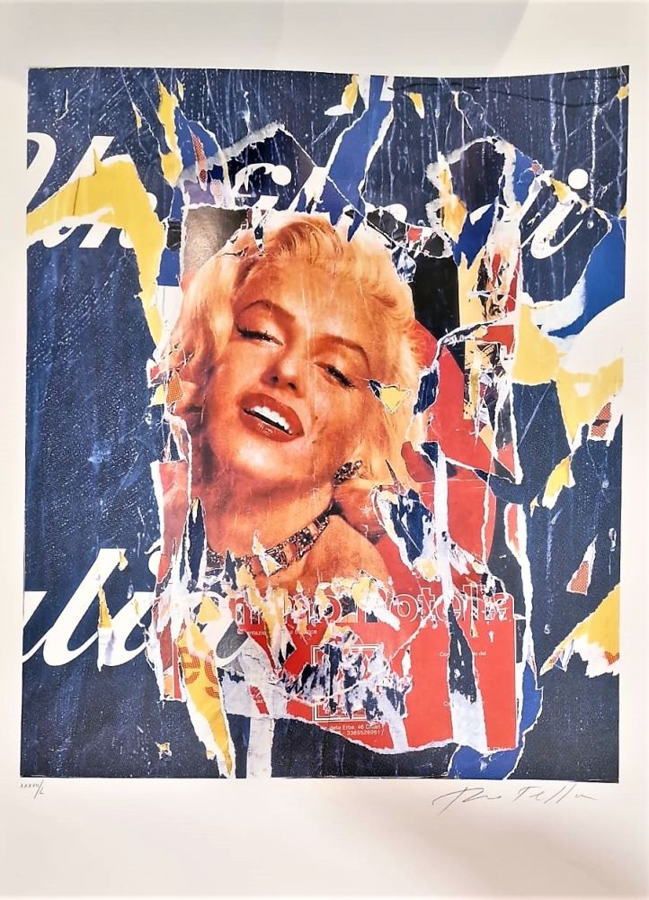 Sérigraphie Rotella - Omaggi a Marilyn