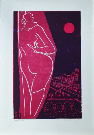 Linogravure Rognoni - Omaggio a Edith Piaf