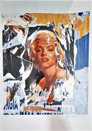 Sérigraphie Rotella - Omaggio a Marilyn