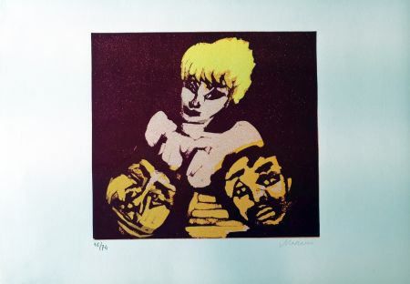 Linogravure Maccari - Omissis I