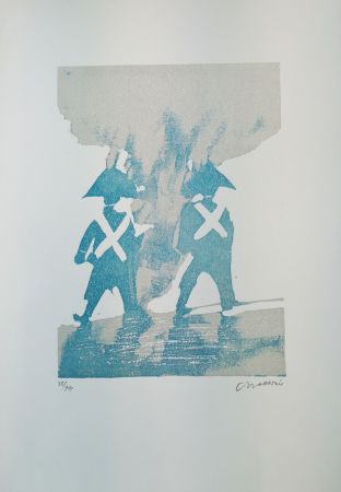 Linogravure Maccari - Omissis VII